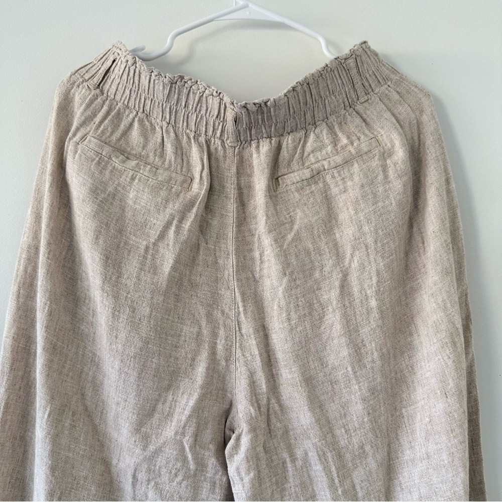 Briggs New York Black Tank Top and Cream Wide Leg Pants - Picture 11 of 12